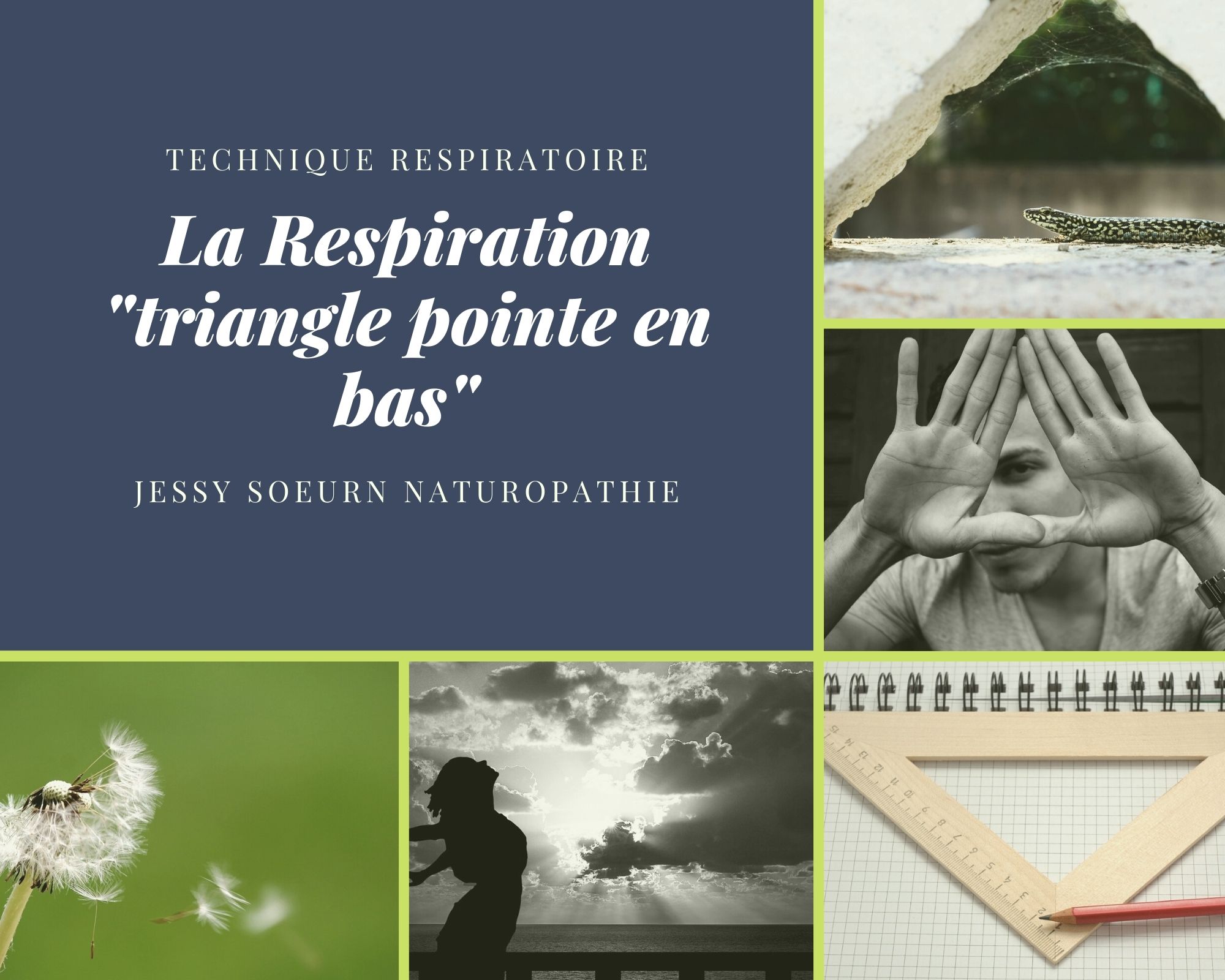 Technique respiratoire « triangle pointe en bas »