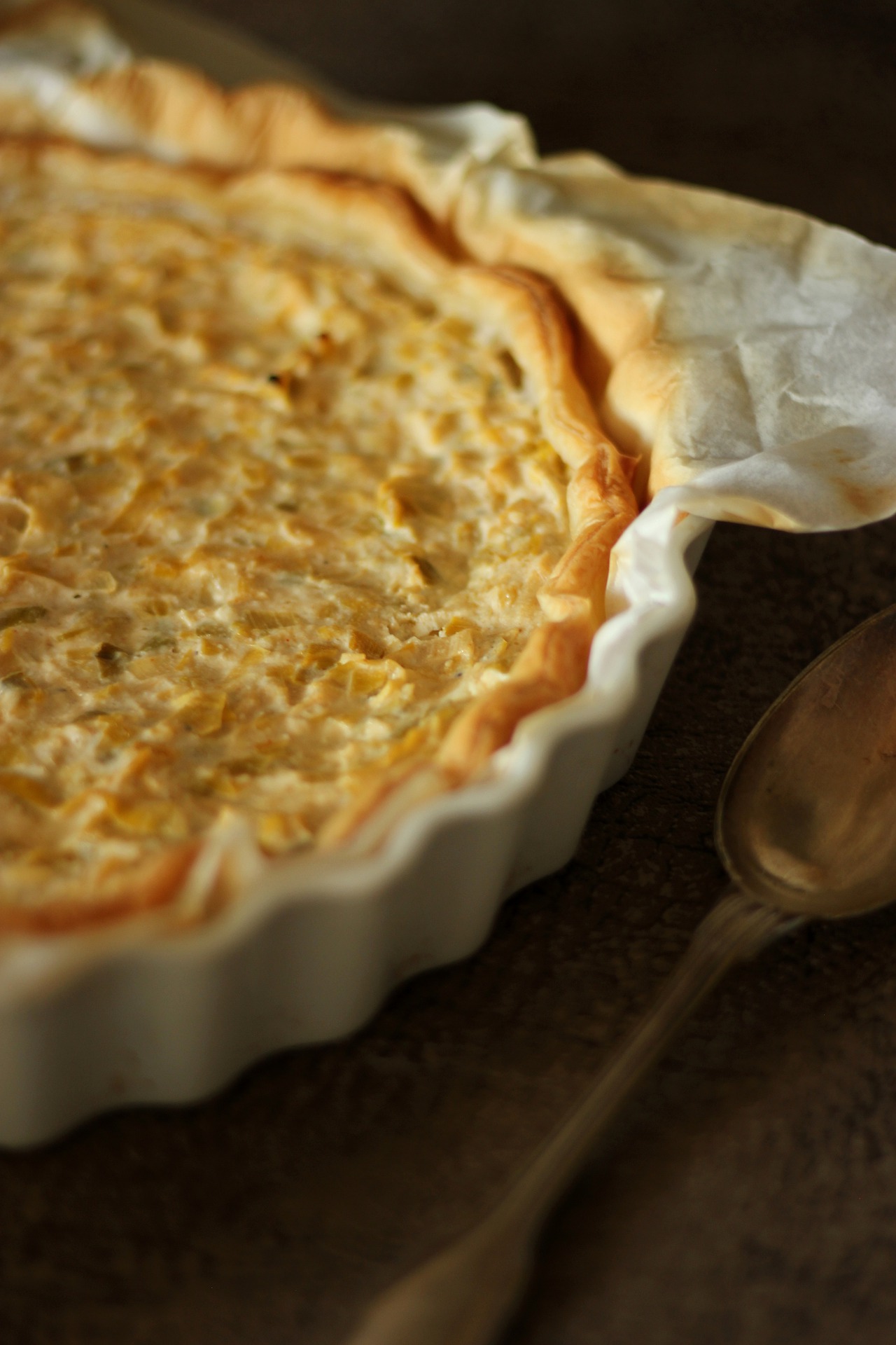 Tarte salée aux courgettes – fromage de chèvre et pignons